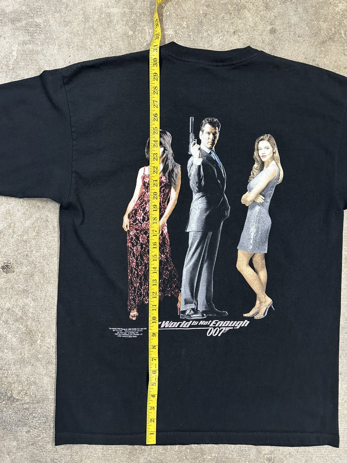 Vintage Vintage 90s James Bond 007 Movie Promo T-Shirt RARE Size US XL / EU 56 / 4 - 9 Thumbnail