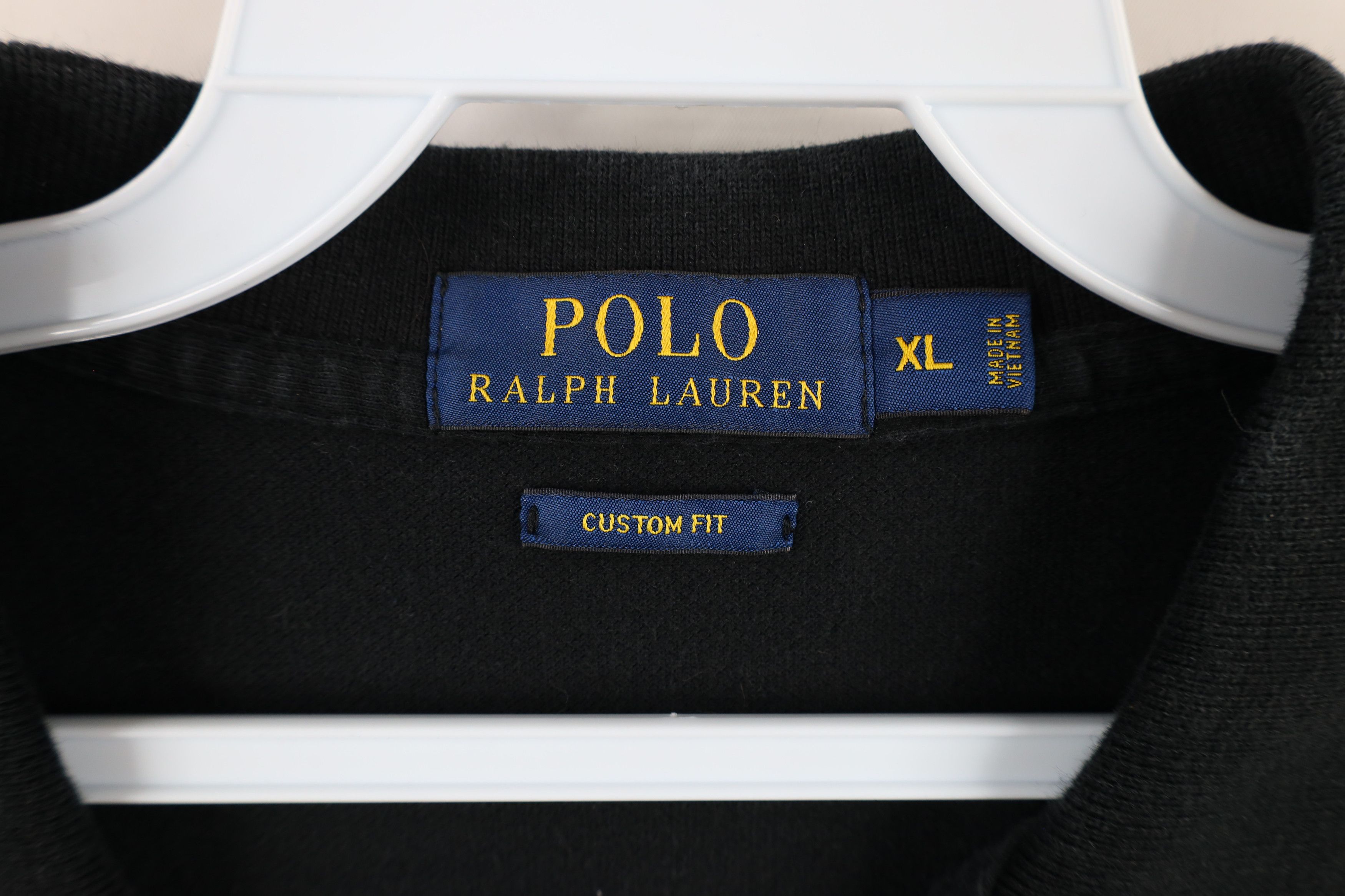 Polo Ralph Lauren Vintage Ralph Lauren Fit Long Sleeve Rugby Polo Shirt Black Size US XL / EU 56 / 4 - 6 Thumbnail
