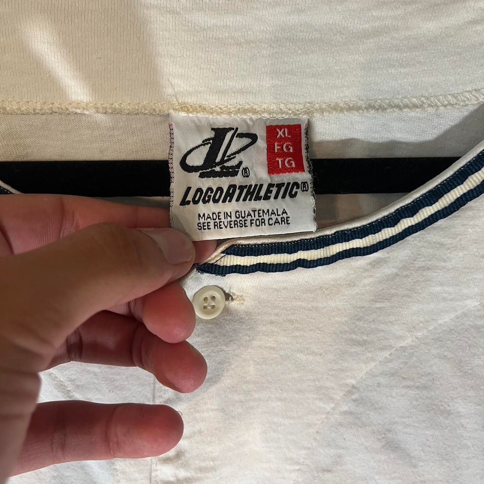 Logo Athletic Vintage 90s Cleveland MLB Kenny Lofton Baseball Jersey XL Size US XL / EU 56 / 4 - 4 Thumbnail