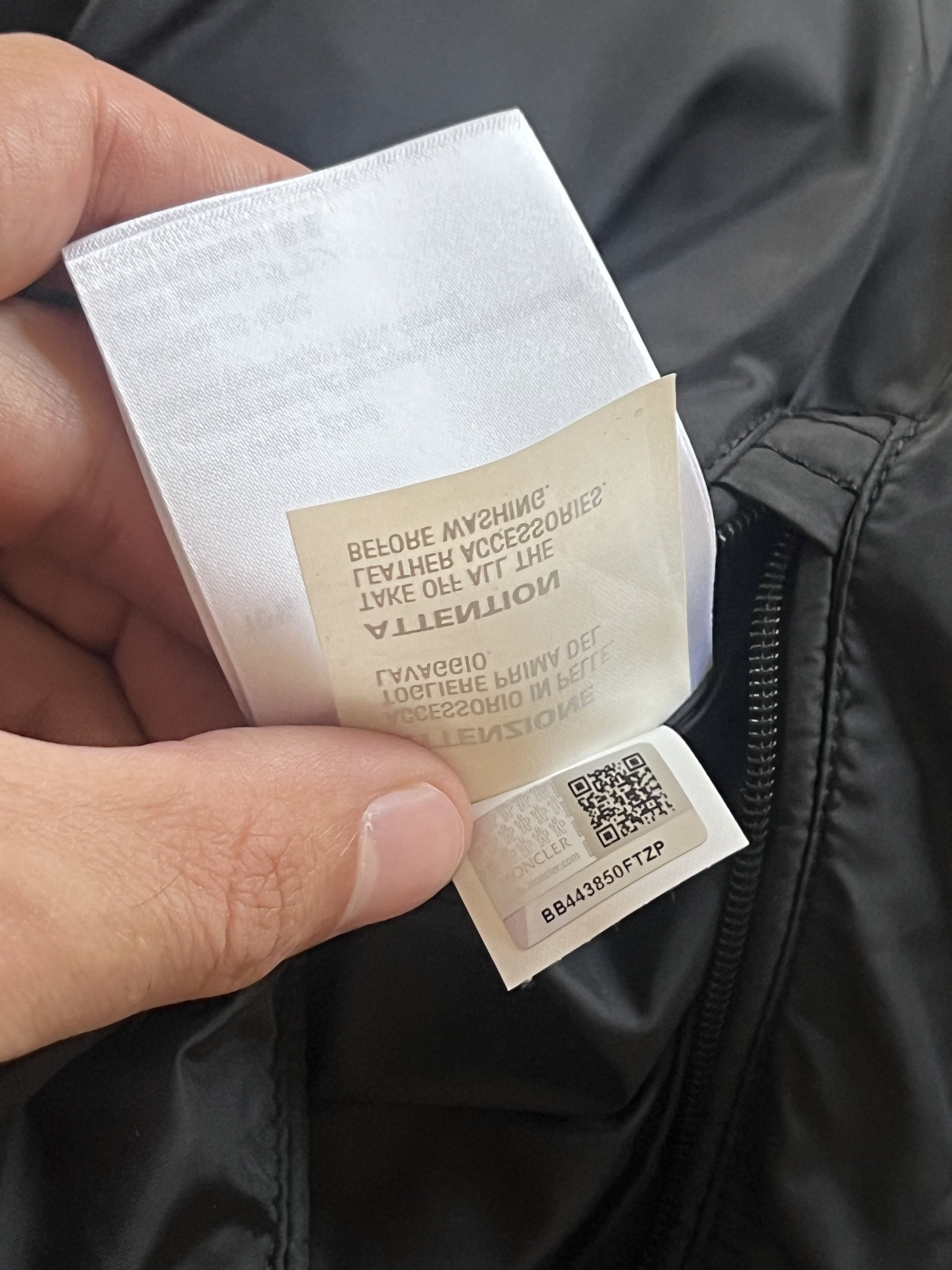 Moncler Moncler Tonal Wool & Nylon Quilted Down Jacket Size US L / EU 52-54 / 3 - 18 Thumbnail