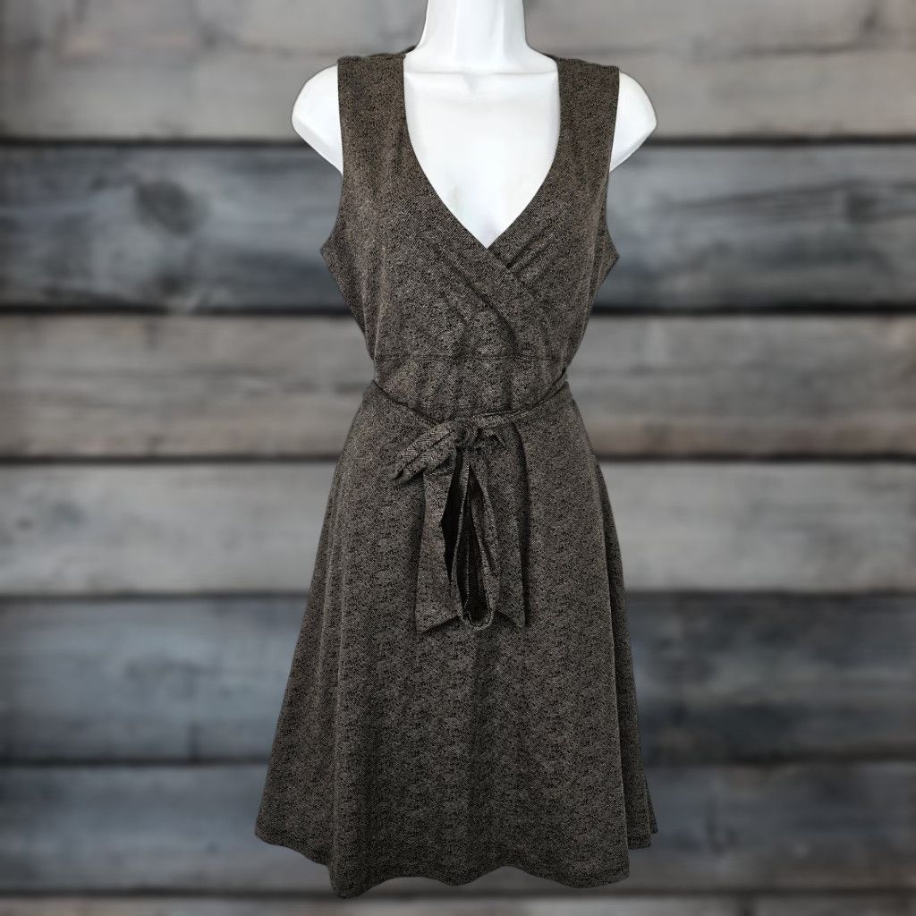 Toad&Co Toad&Co Womens Cue Sleeveless Dress Sz M Buffalo Herringbone Print Size M / US 6-8 / IT 42-44 - 1 Thumbnail