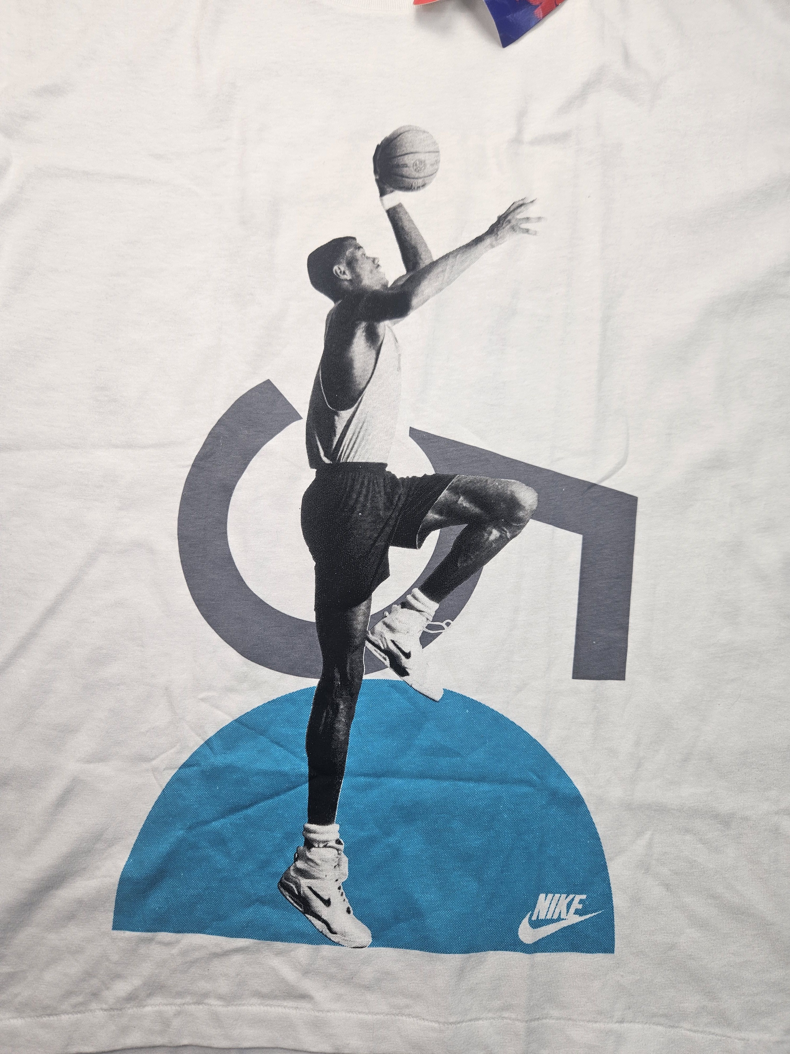Nike × Vintage Nike Vintage shirt 50 Basketball 50 USA made 90' new Size US XL / EU 56 / 4 - 4 Thumbnail