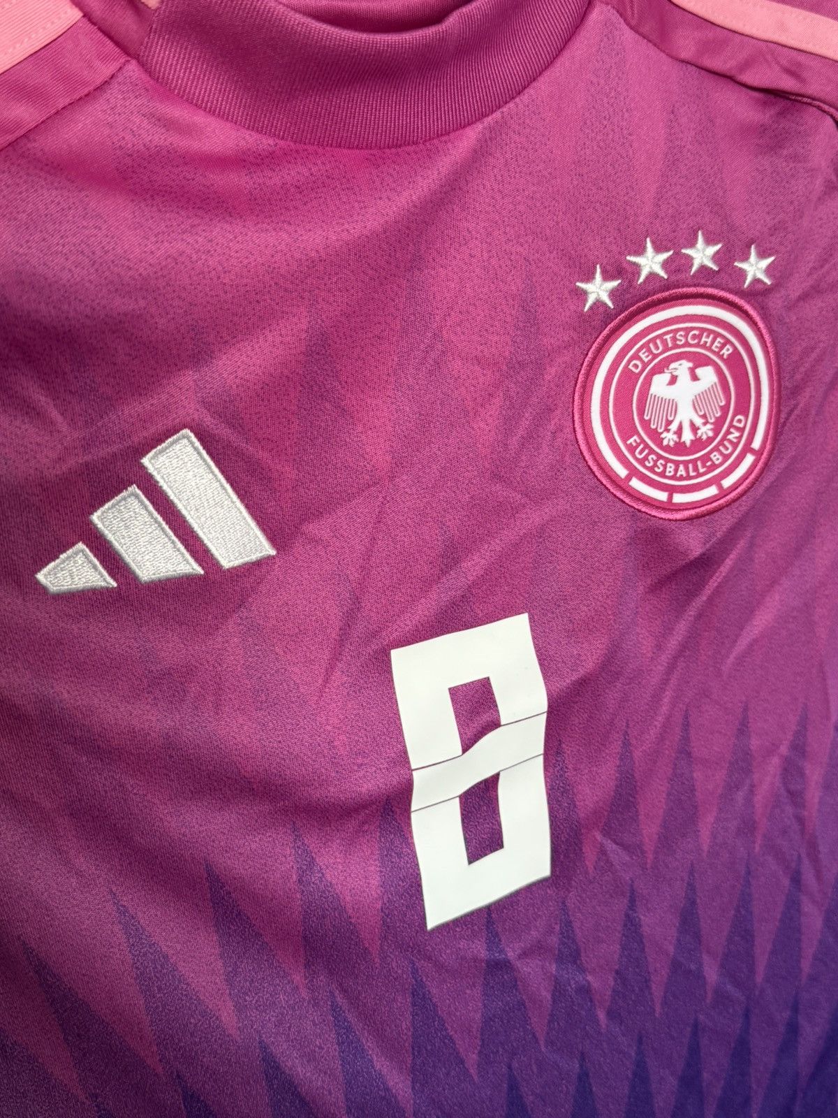 Adidas New KIDS Germany 24/25 Away Kroos Football Jersey T-Shirt Size US XS / EU 42 / 0 - 4 Thumbnail