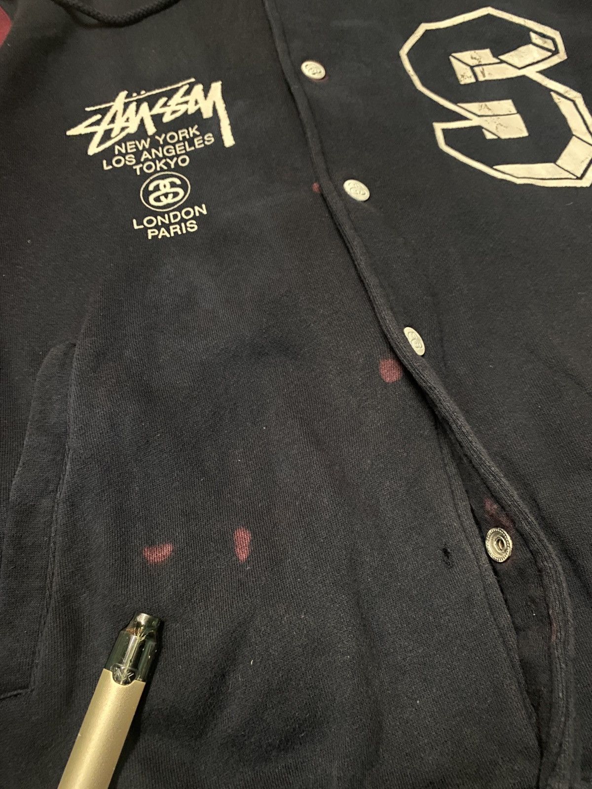Stussy 💥RARE💥VINTAGE STUSSY VARSITY JACKET 🔥 Size US M / EU 48-50 / 2 - 7 Thumbnail