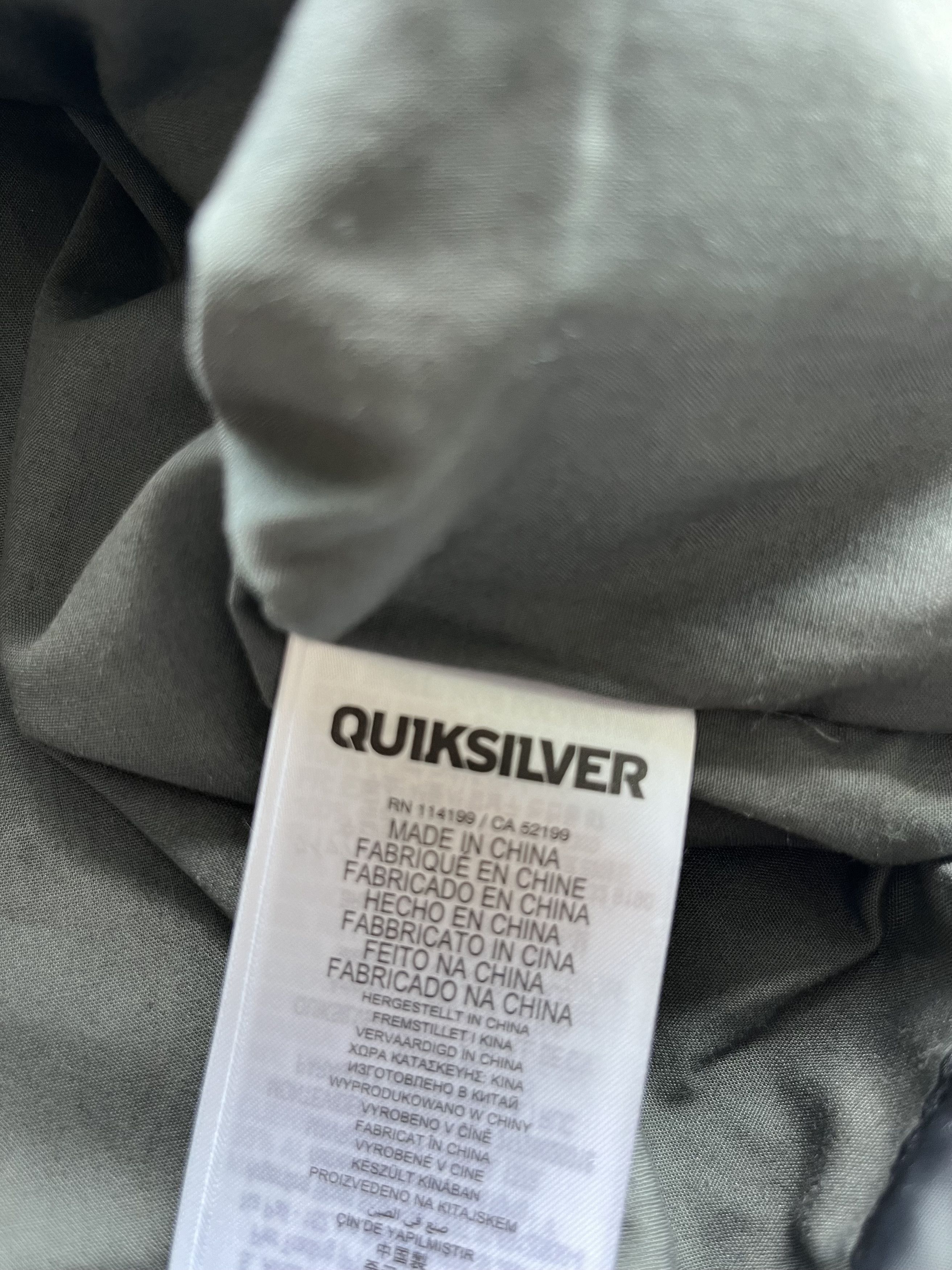 Quiksilver Quiksilver Black Windproof Beach Surfing Skate Coach Jacket Size US S / EU 44-46 / 1 - 20 Thumbnail