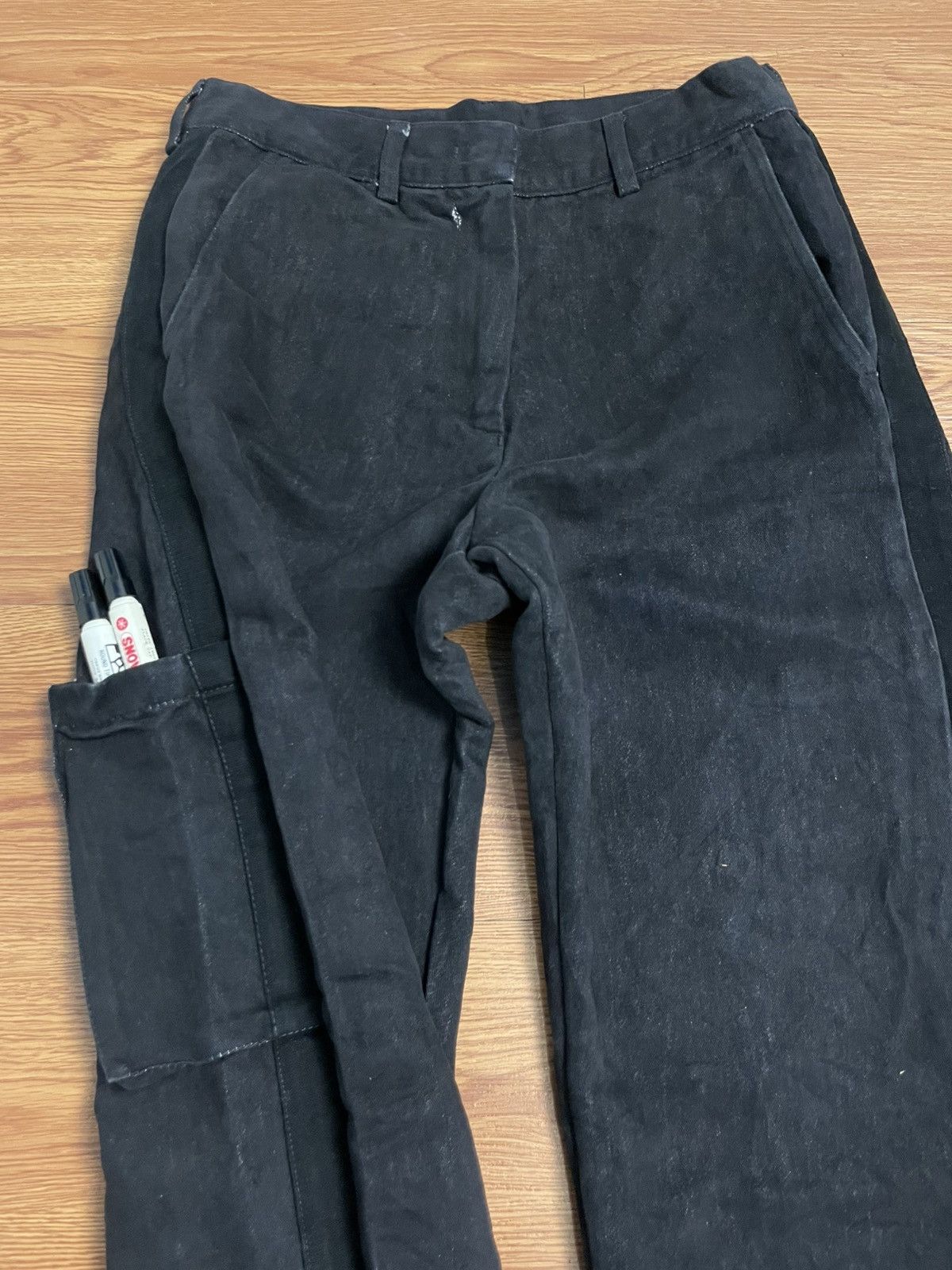 Maison Margiela 00s Maison Margiela “HEAVY WEIGHT” Moleskin Pants Size US 26 / EU 42 - 4 Thumbnail