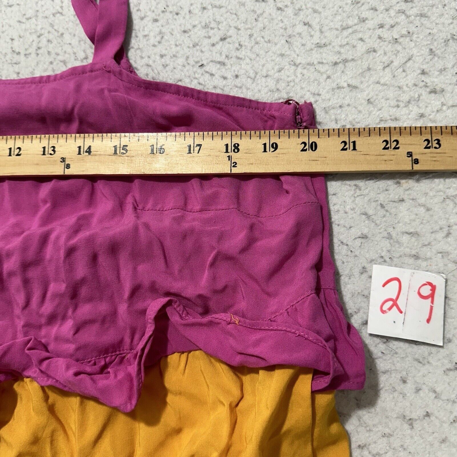 Other Ivy Street 1X Pink Colorful Tiered Maxi Sundress Sleeveless Size XL / US 12-14 / IT 48-50 - 9 Thumbnail