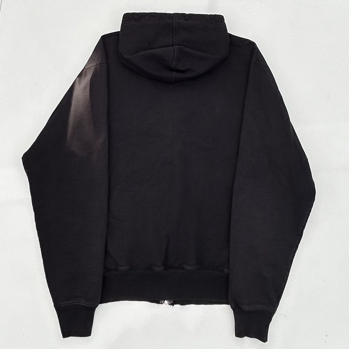 Champion Champion Classic Black Full Zip Y2K Hoodie Sun Fade Men’s M Size US M / EU 48-50 / 2 - 2 Thumbnail