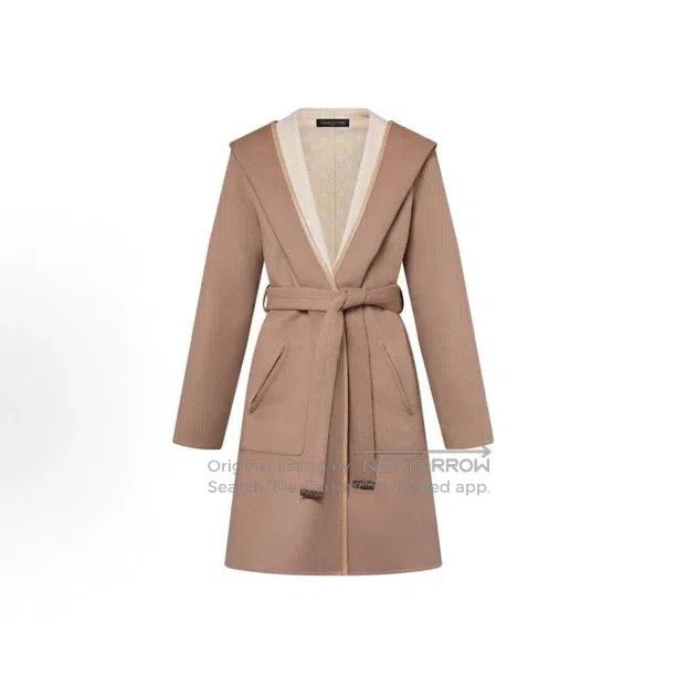 Louis Vuitton Louis Vuitton Beige full-print double-faced hooded coat Size XS / US 0-2 / IT 36-38 - 2 Thumbnail