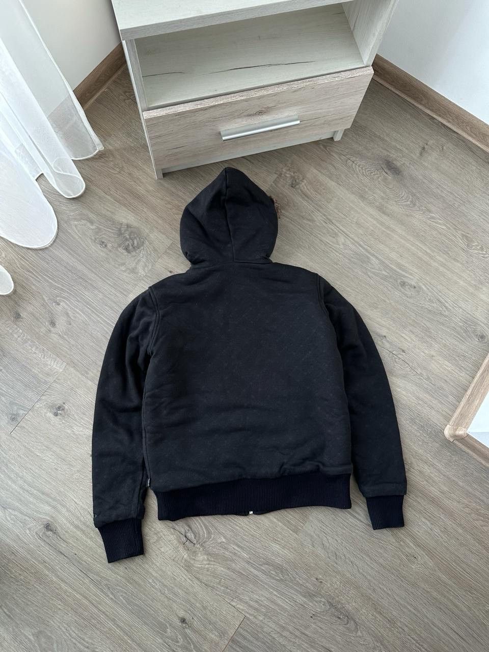 Vintage If Six Nine Style Faux Fur O\'Neill Black Hoodie