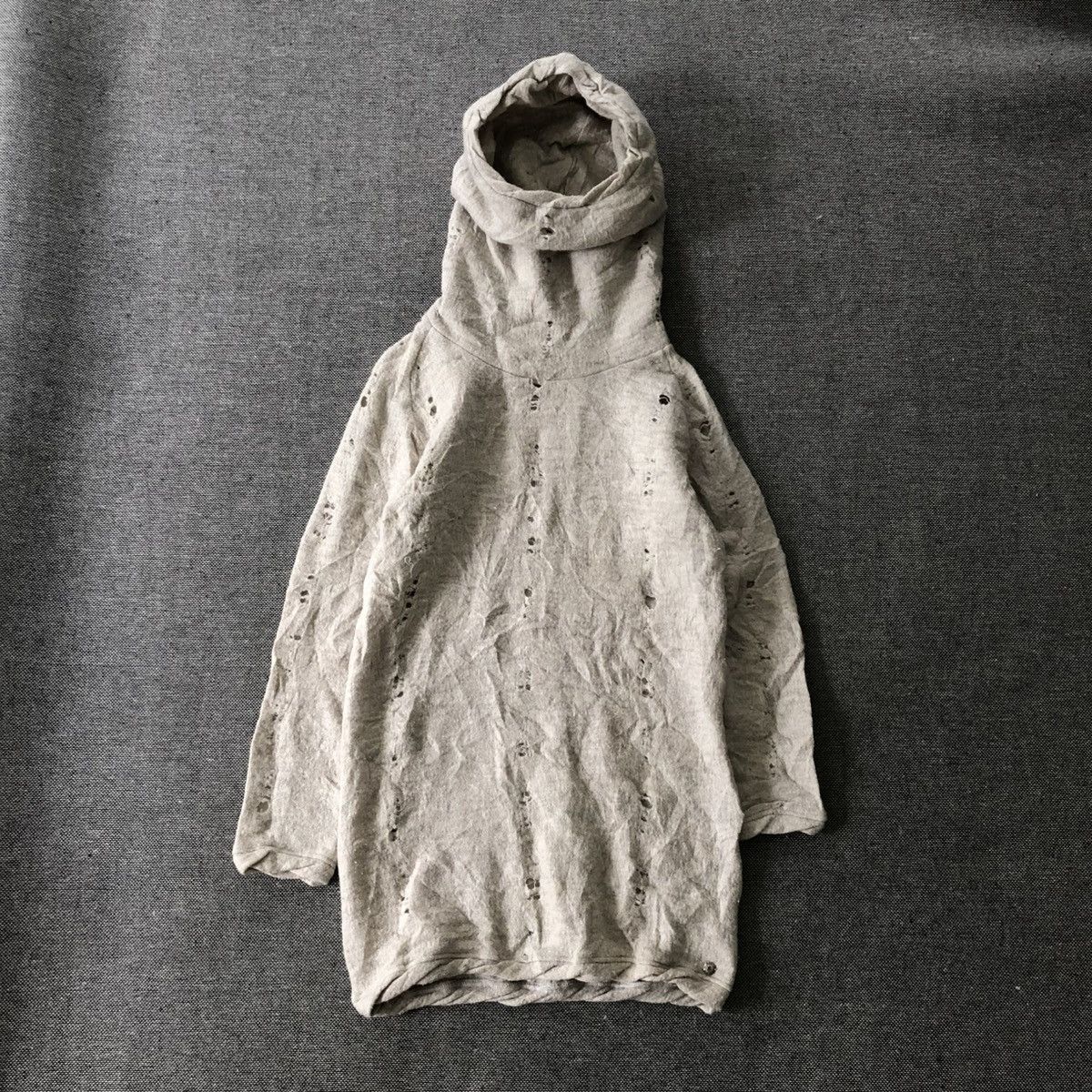 Maison MIHARA YASUHIRO MIHARAYASUHIRO Distressed Style Loungewear Cowl Neck Sweater Size M / US 6-8 / IT 42-44 - 1 Thumbnail