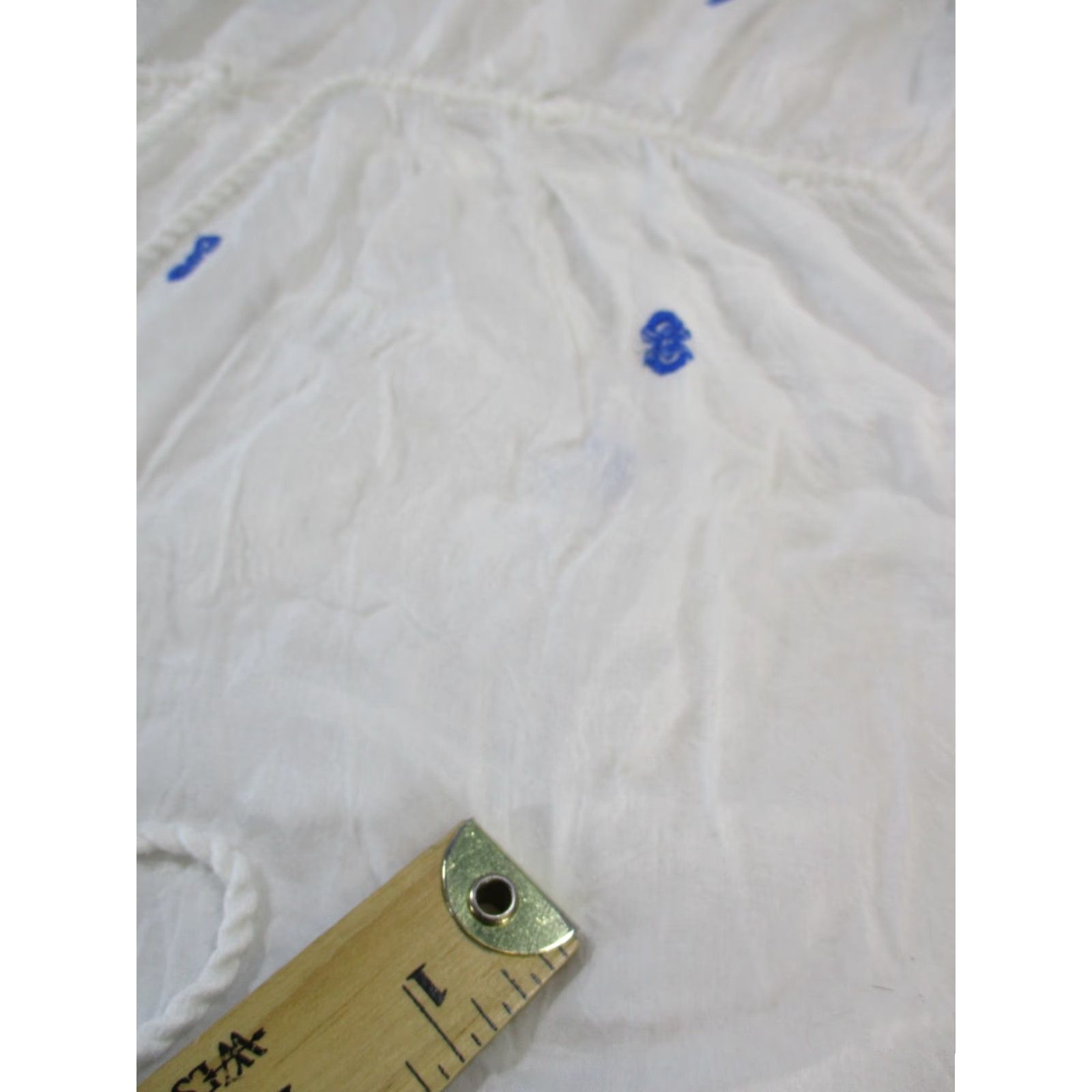 Tommy Bahama VINTAGE Tommy Bahama Women's Kaftan Shirt Sleeveless L White Embroidered 90s Beachwear Womens Size L / US 10 / IT 46 - 4 Thumbnail