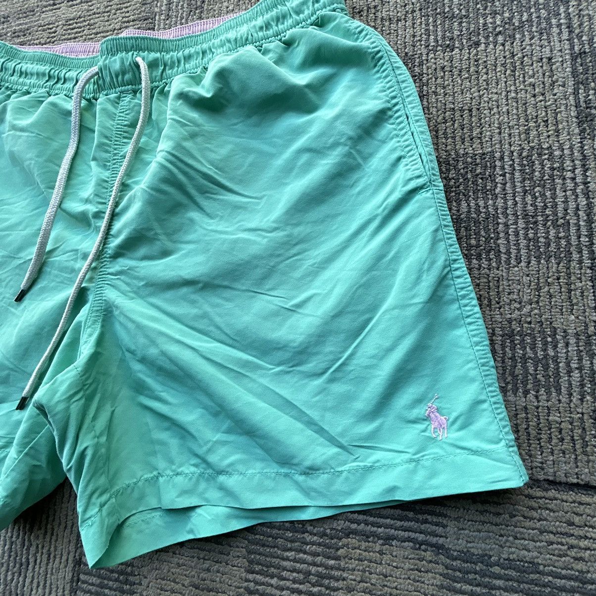 Polo Ralph Lauren Polo Ralph Lauren Light Turquoise Pink Pony Board Shorts Size US 36 / EU 52 - 1 Thumbnail