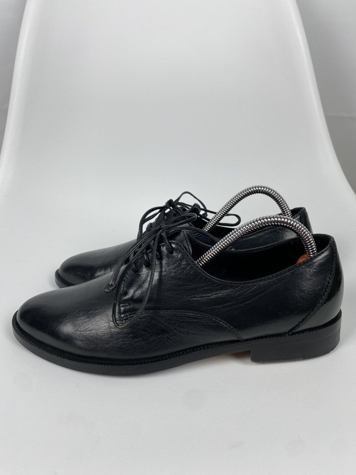 Designer Lorenzo Masiero Genuine Leather Oxford Shoes size 36 Size US 6 / IT 36 - 3 Thumbnail
