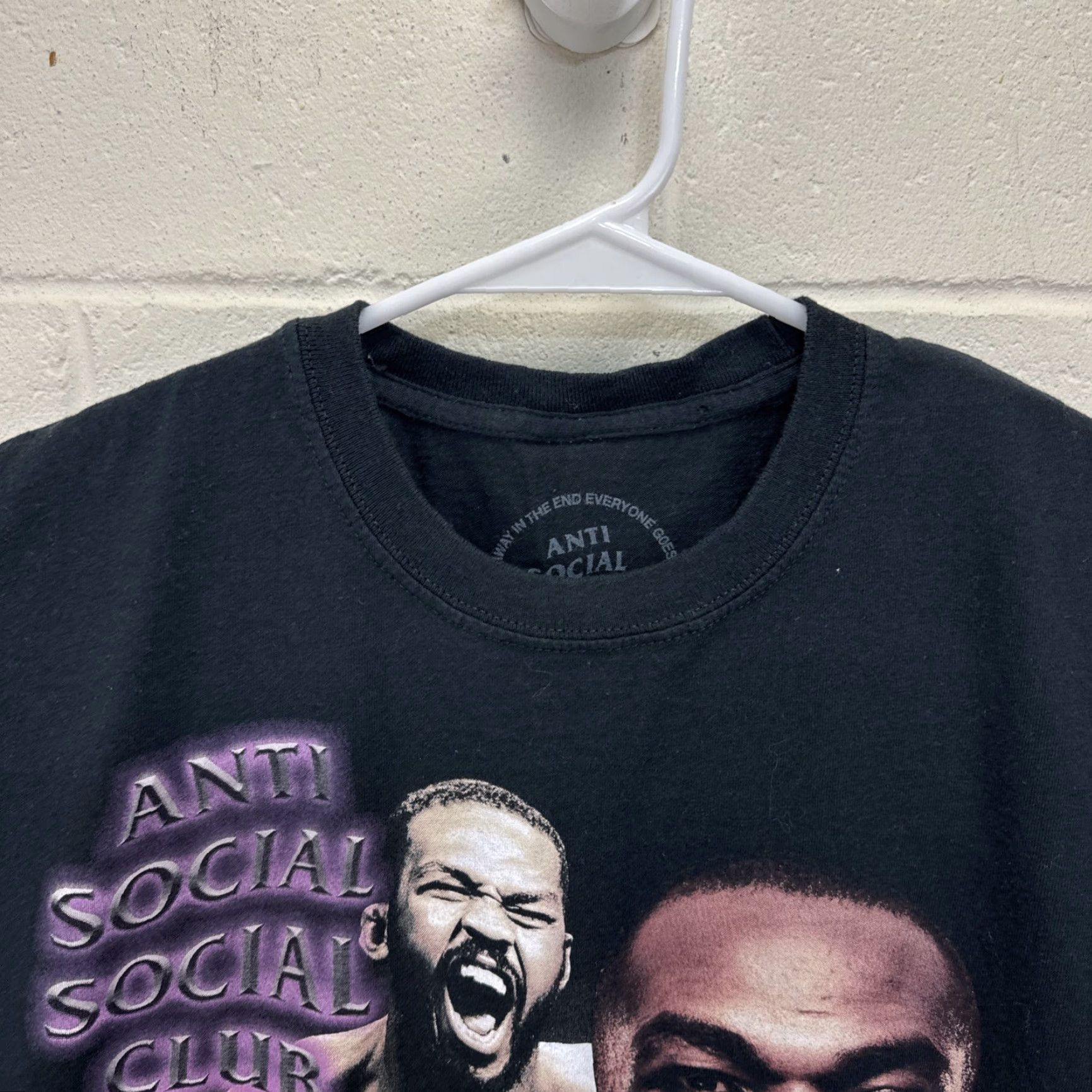 Anti Social Social Club Jon Bones Jones Shirt Men XL Black Anti Social Social Club UFC MMA Double Sided Size US XL / EU 56 / 4 - 4 Thumbnail