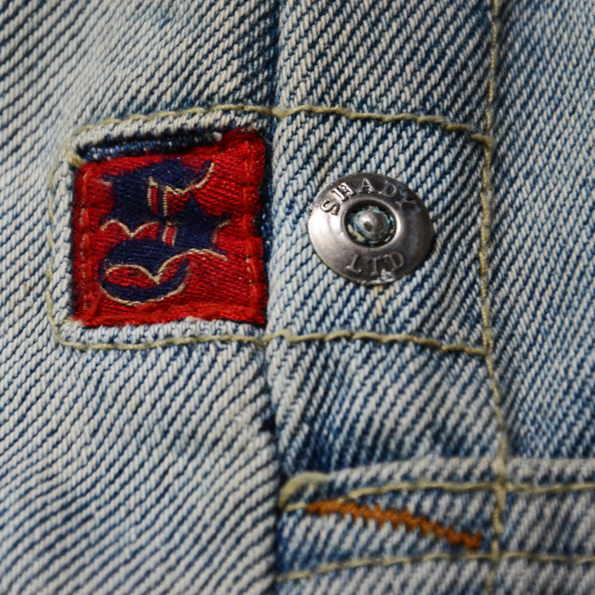 Shady Ltd Shady.Ltd Jorts Y2K Eminem Hip Hop Streetwear Light Denim Size US 34 / EU 50 - 10 Thumbnail