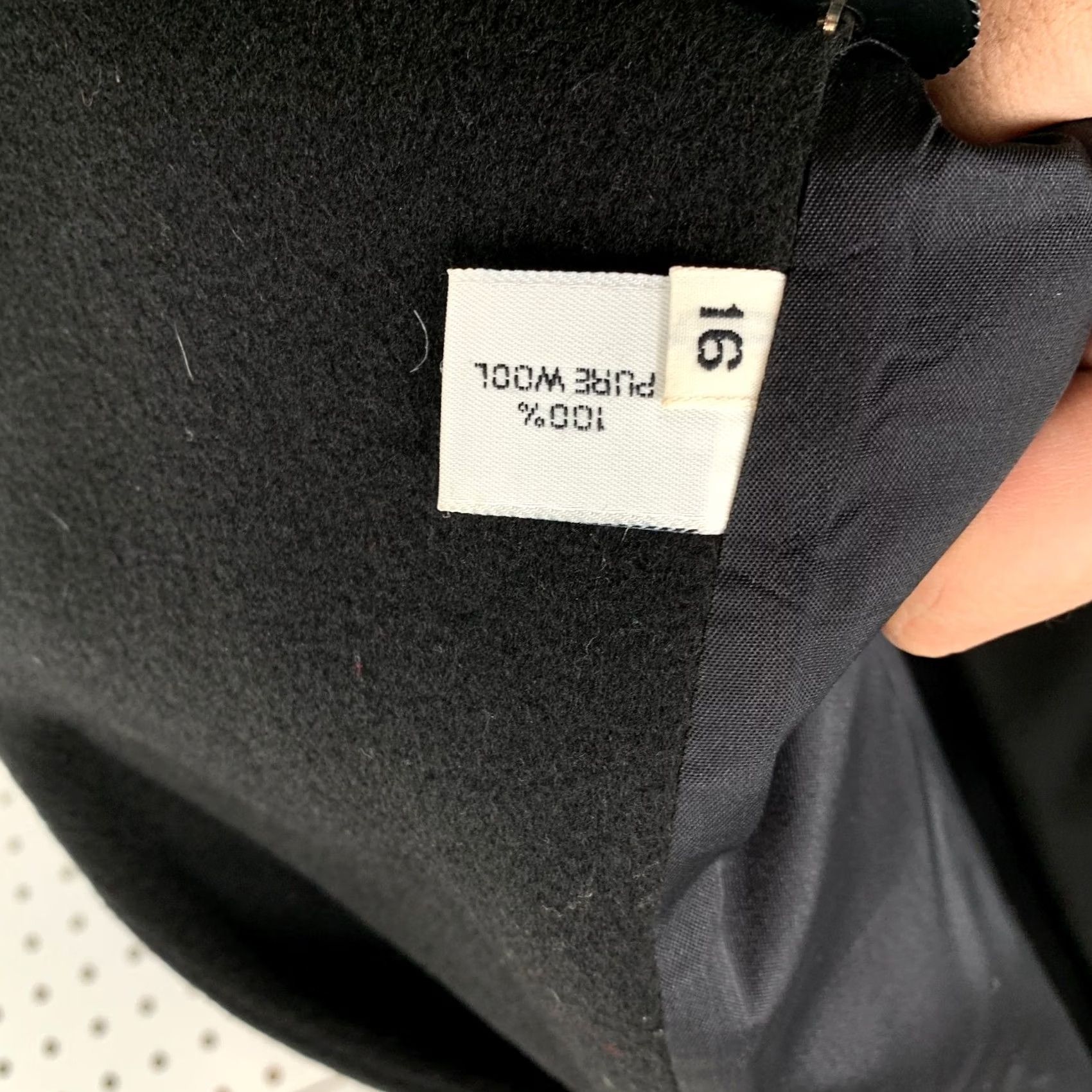 Doublet Vintage Forecaster Boston Wool Overcoat Women 16 Black Double Breasted Made USA Size XXL / US 16-18 / IT 52-54 - 4 Thumbnail