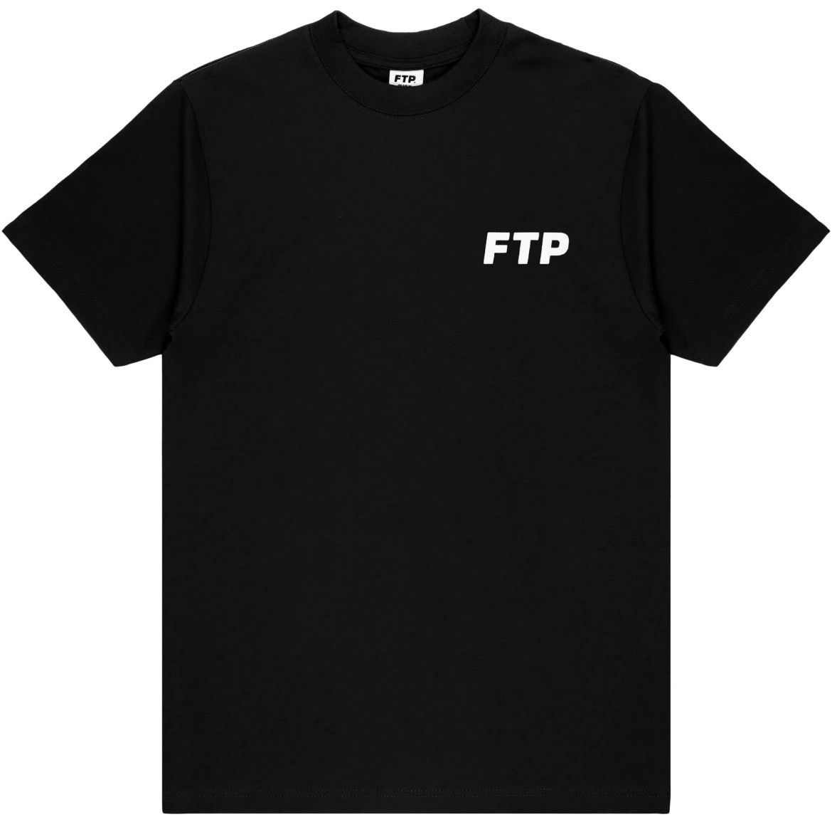 Fuck The Population Ftp flocked logo shirt Size US XL / EU 56 / 4 - 1 Thumbnail