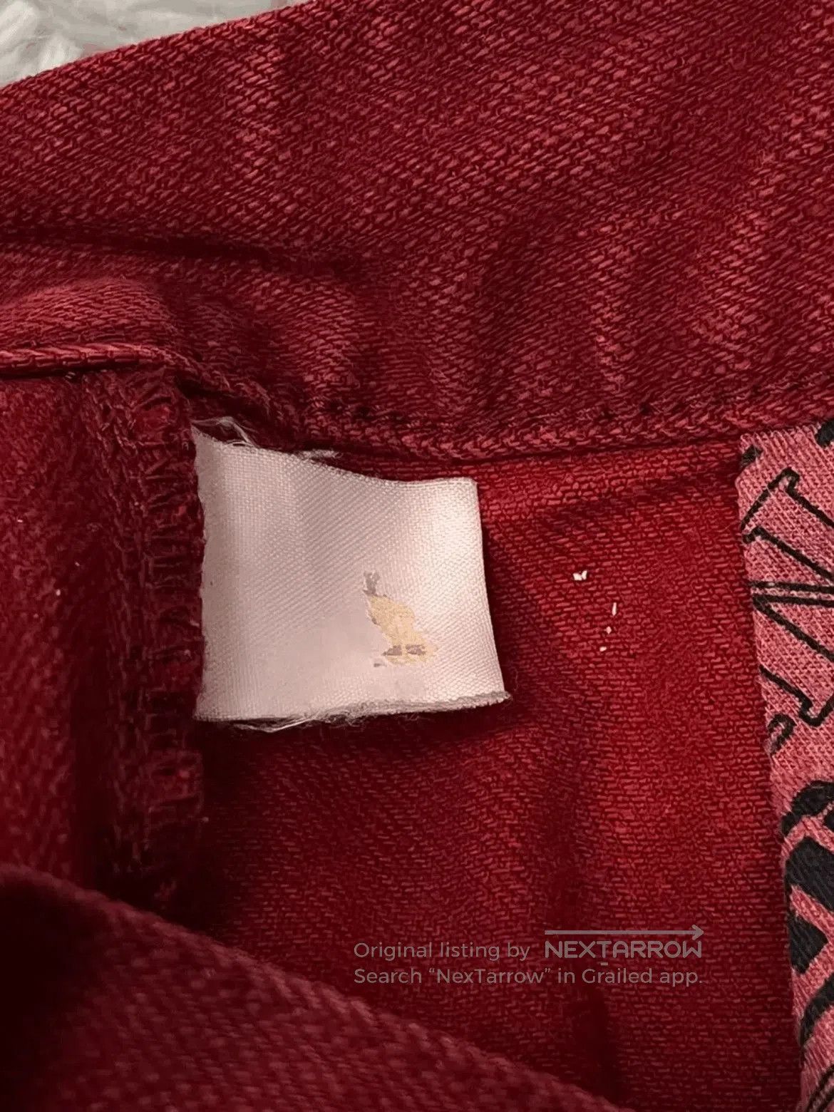 Number (N)ine Sz 3 Number Nine 05Aw THS Red Denim. Size US 30 / EU 46 - 5 Thumbnail
