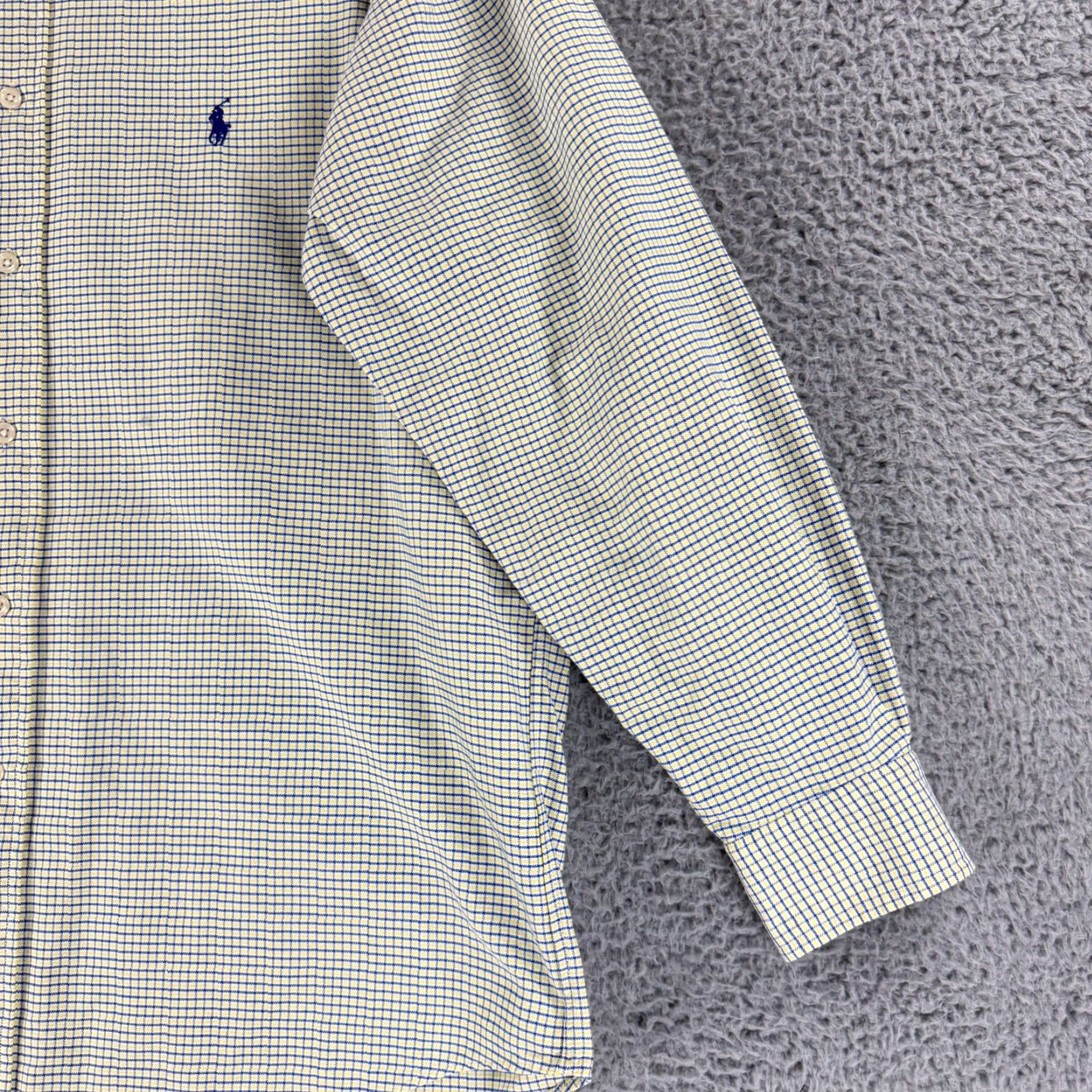 Ralph Lauren Ralph Lauren Button-Down Shirt Mens Medium Classic Fit Check Print Long Sleeve Shirt Size US M / EU 48-50 / 2 - 4 Thumbnail