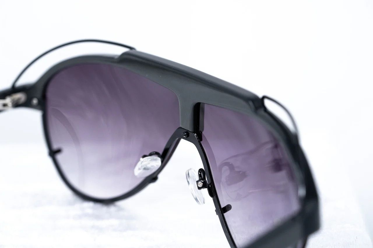Yohji Yamamoto Yohji Yamamoto Sunglasses Grey and Purple Size ONE SIZE - 8 Thumbnail
