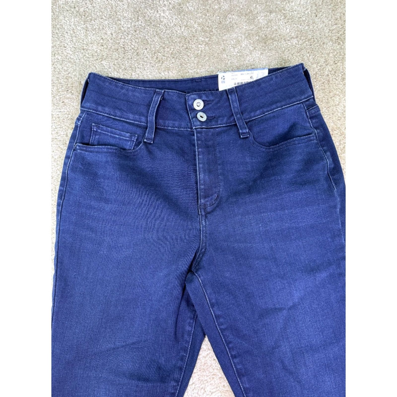 Vintage Arizona Jean Co Curvy High Rise Skinny Jeans Women's Size 11 Stretch NEW Size 32" / US 10 / IT 46 - 2 Thumbnail