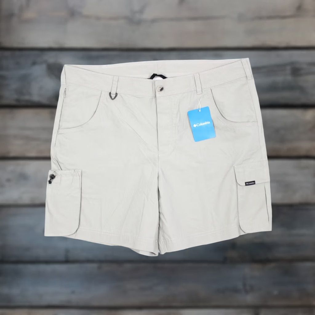 Vintage Columbia Men's Landroamer Cargo Shorts 40 x 7" Inseam Gray AM2878 027 Size US 40 / EU 56 - 1 Thumbnail