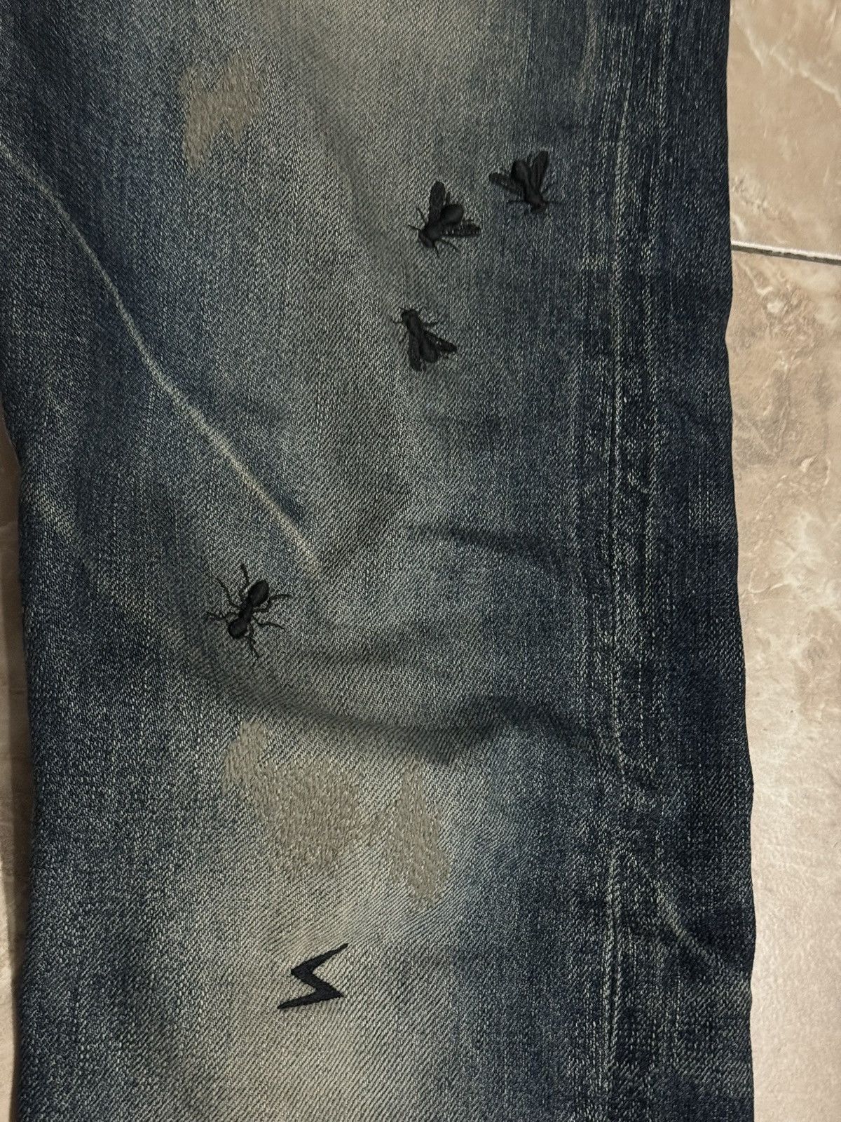 Undercover Undercover AW06 “Guru Guru” Bug Denim Size US 31 - 5 Thumbnail
