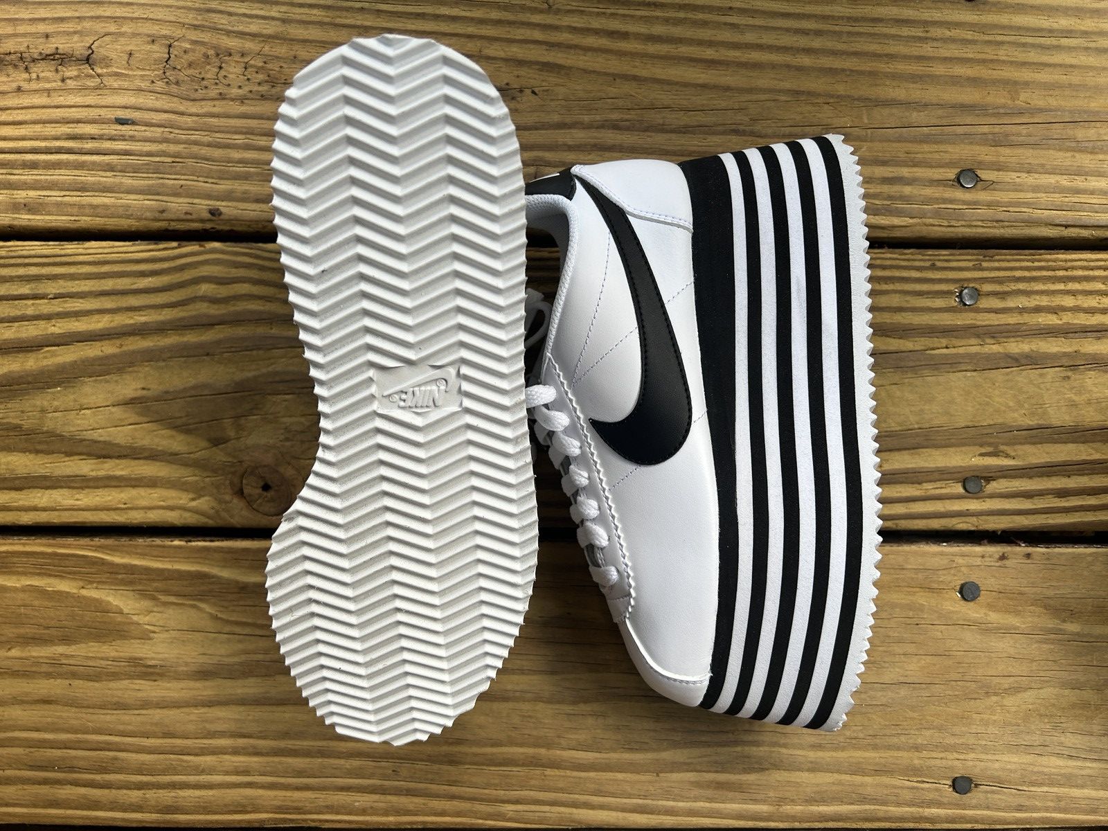 Comme des Garcons × Nike Nike x comme des garcons platform cortez sneaker runway Size US 5 / IT 35 - 2 Thumbnail