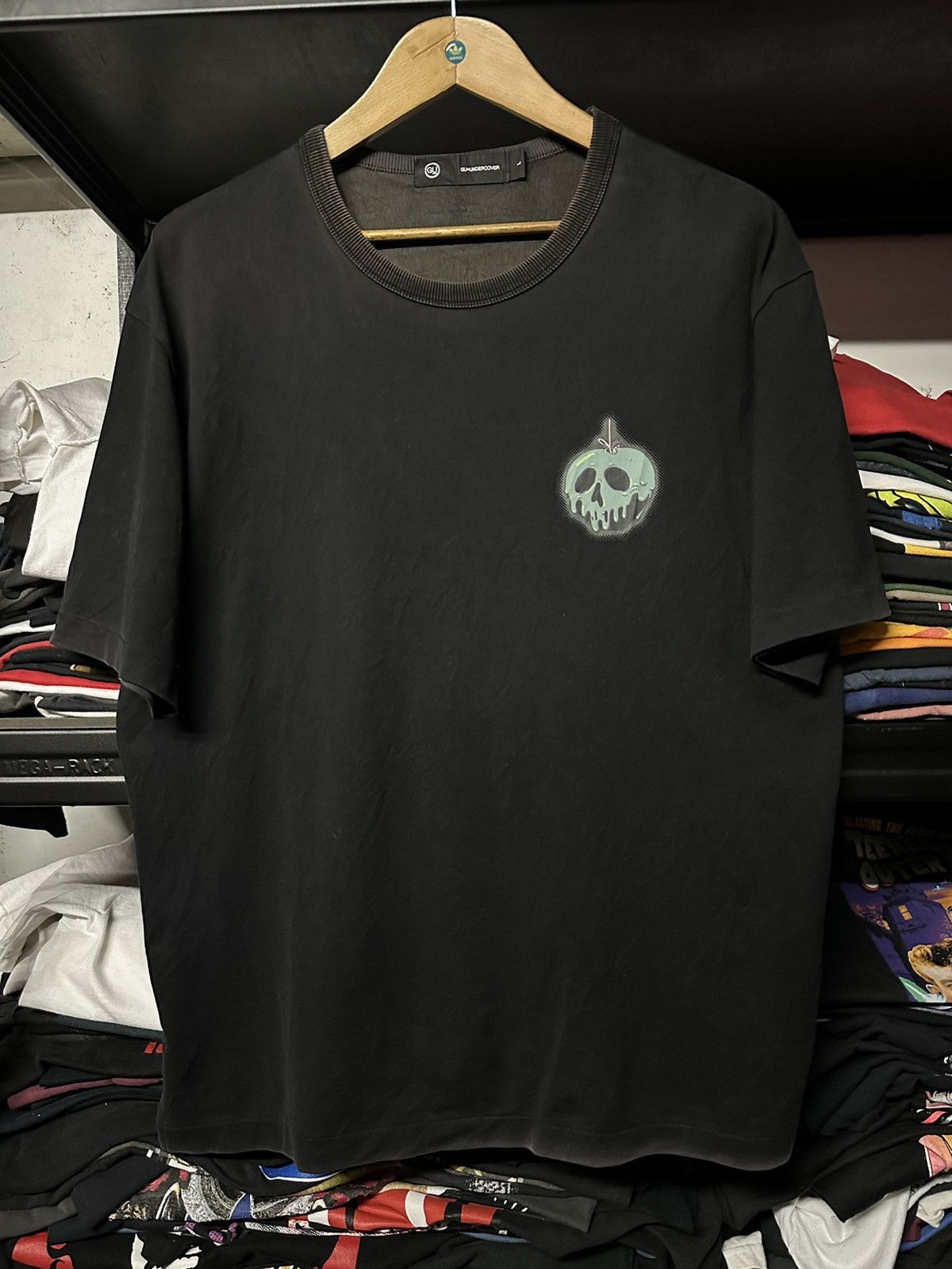 GU × Undercover Thrashed Gu X Undercover Freedom Skull Tee Size US XL / EU 56 / 4 - 1 Thumbnail