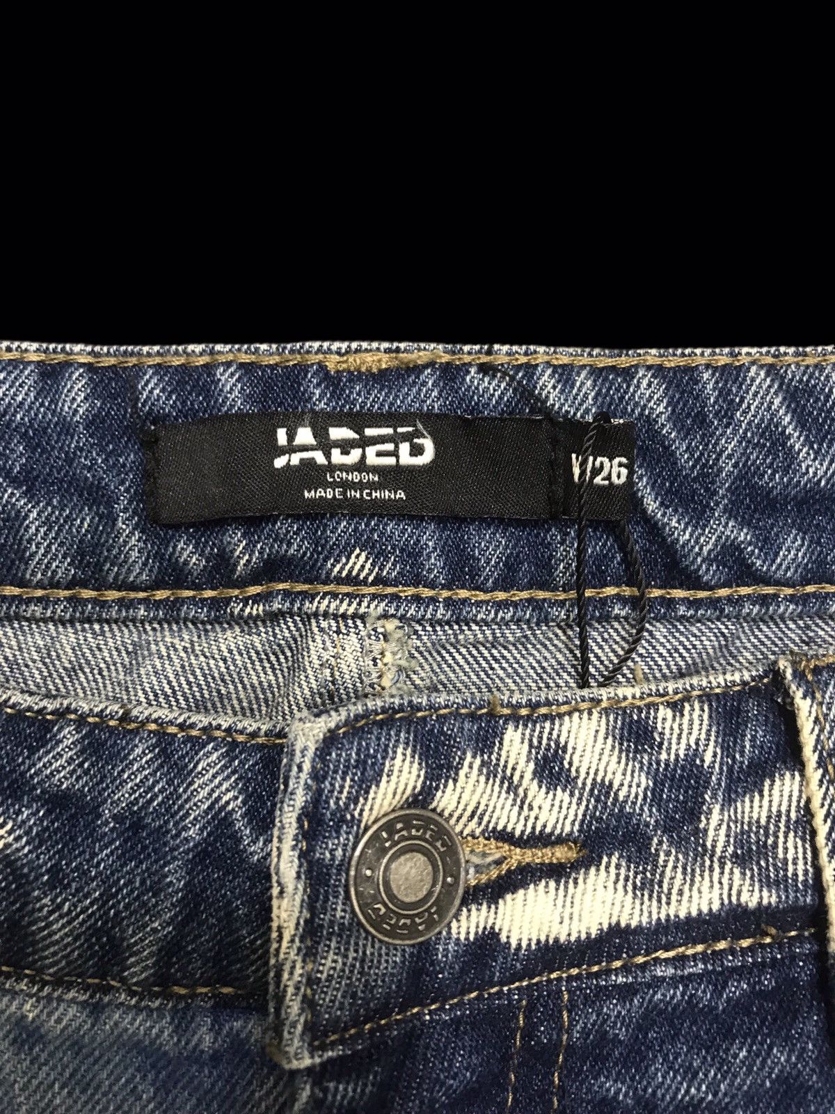 Jaded London 💥VERY RARE💥JADED LONDON BELL BOTTOM HAGI DENIM F302 Size US 28 / EU 44 - 5 Thumbnail