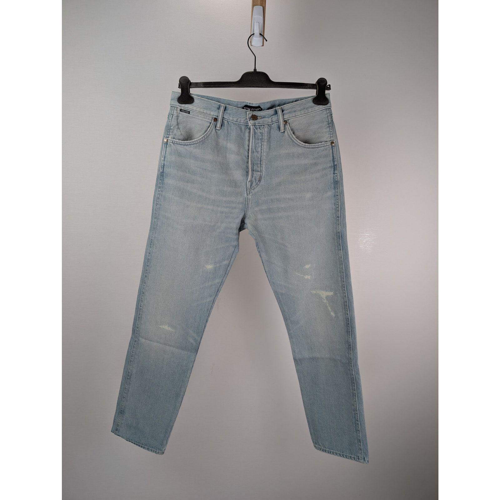 Tom Ford o1rshd1 Tapered Denim Jeans in Blue Size US 32 / EU 48 - 3 Thumbnail