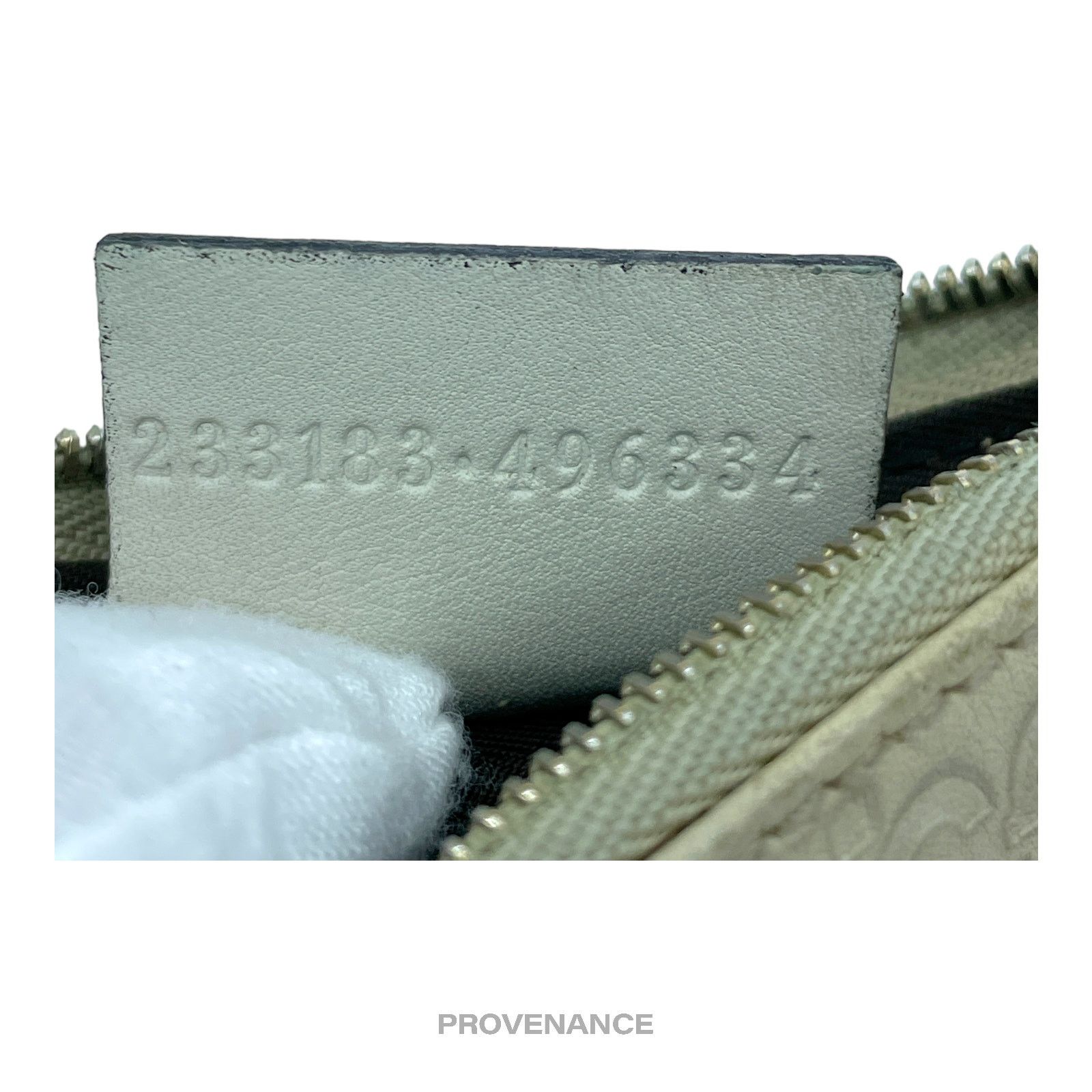 Gucci 🔴 Gucci Key Pouch Cles - Cream GG Guccissima Leather Size ONE SIZE - 7 Thumbnail