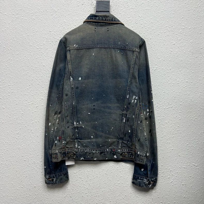 Amiri Amiri vintage paint graffiti denim jacket Size M / US 6-8 / IT 42-44 - 2 Thumbnail