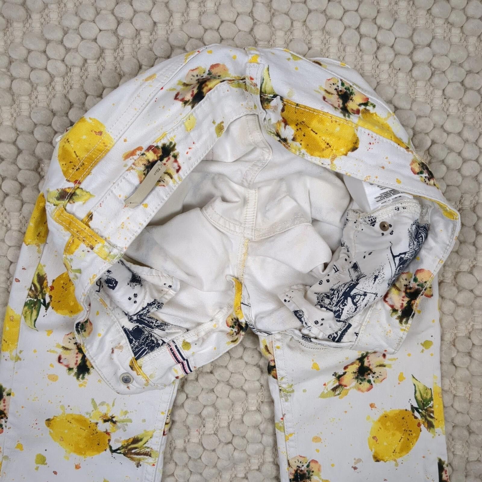 Pilcro & The Letterpress Lemon Grove Crop Bootcut Jeans 28