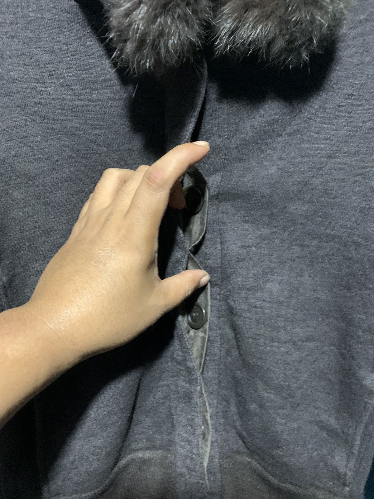 If Six Was Nine × Japanese Brand × Le Grande Bleu (L.G.B.) Pride Glide fur hoodie button ifsixwasnine LgB style Size US S / EU 44-46 / 1 - 6 Thumbnail