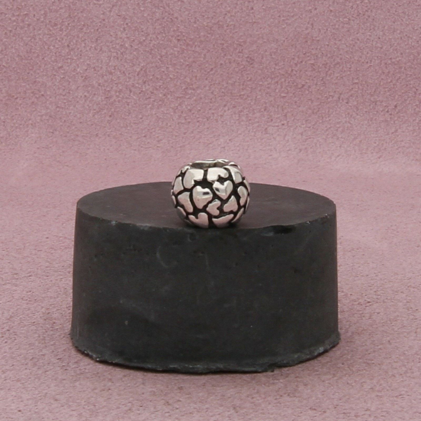 pandora pandora sterling silver lotsa love heart cluster bead charm Size ONE SIZE - 1 Thumbnail