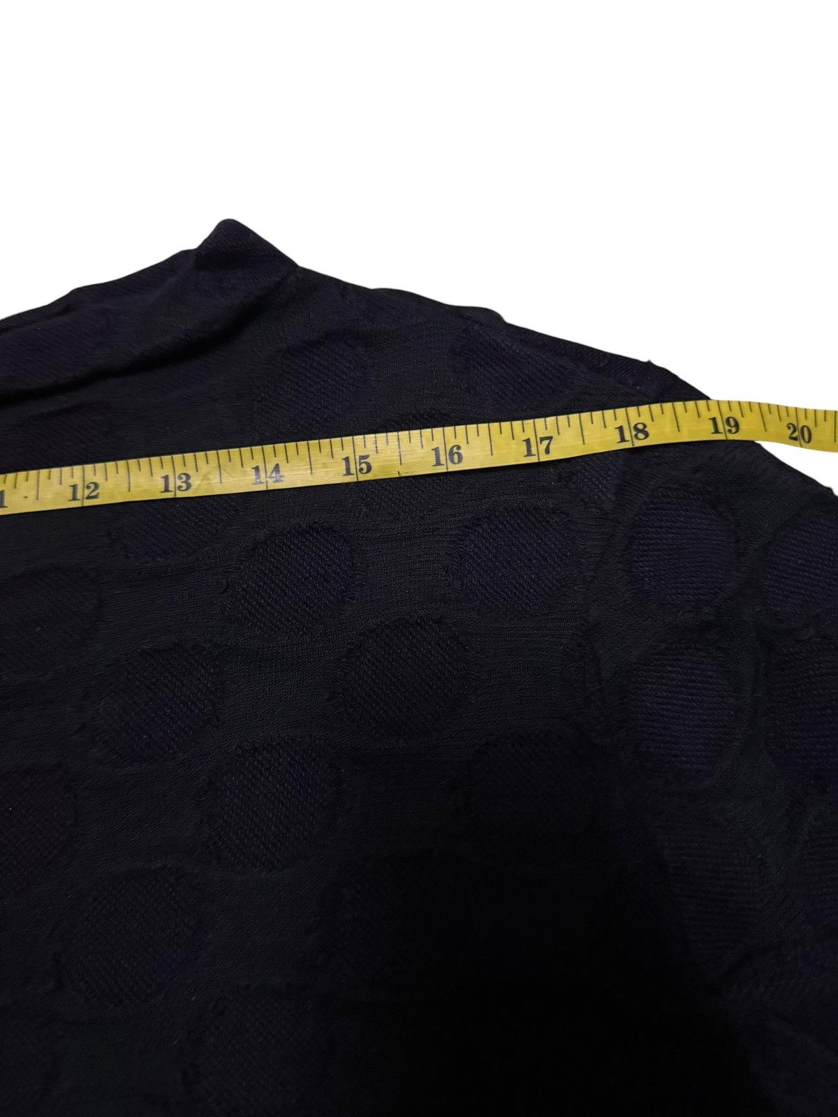 Issey Miyake Vtg💥Plantation Issey Miyake Polkadot Textured Mesh L/s Shirt Size US M / EU 48-50 / 2 - 8 Thumbnail