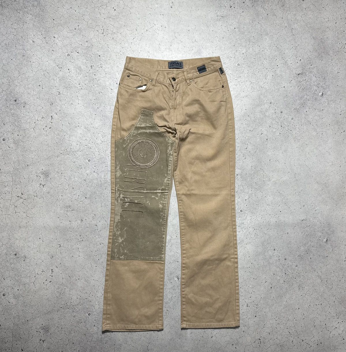 Versace Jeans Couture Archive Big Logo Denim Jeans