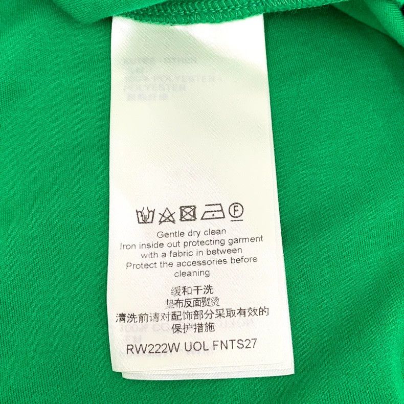 Louis Vuitton Louis Vuitton 22 Green Logo Embroidered Cotton Crew Neck T Size S / US 4 / IT 40 - 6 Thumbnail