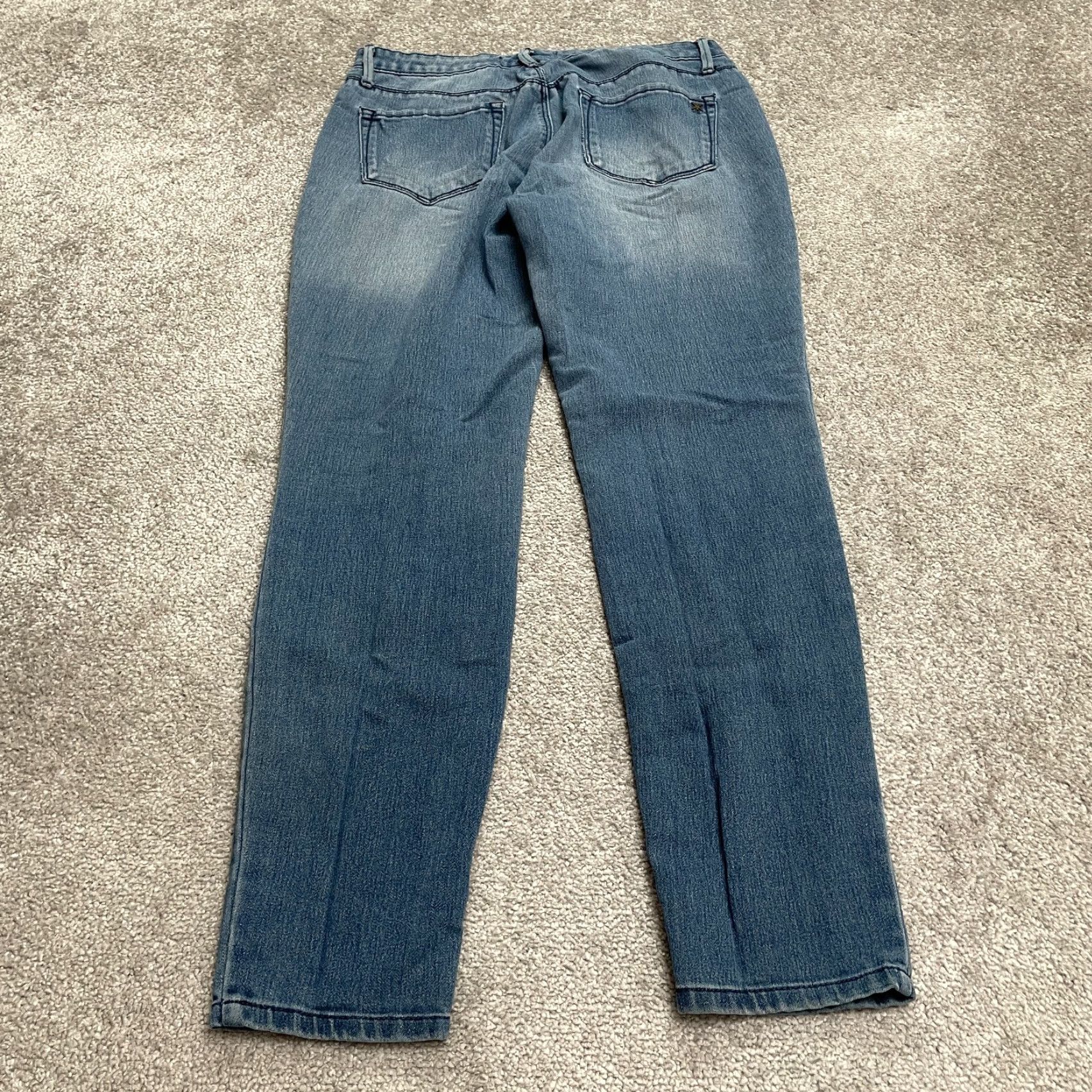 Denime Kardashian Kardashian Kourtney Jegging Denim Jeans Blue Medium 31x29 Womens Regular Jeans, 5-Pocket Design, Ballpark? (Oops) Size 32" / US 10 / IT 46 - 2 Thumbnail