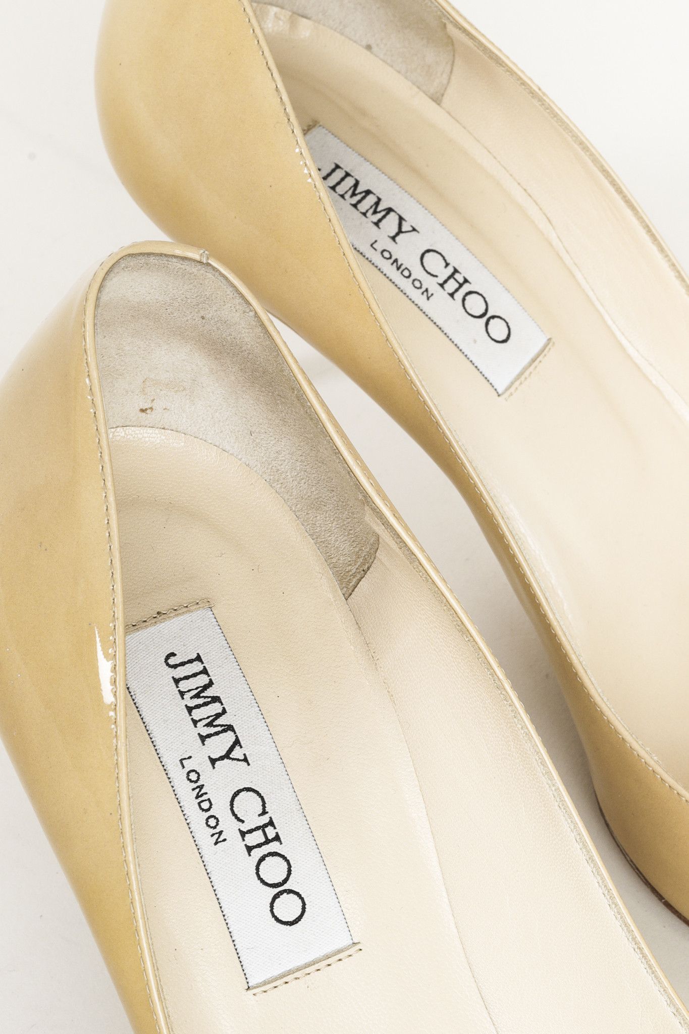 Jimmy Choo Jimmy Choo Nude Patent Pointed Toe Pumps Size US 9 / IT 39 - 8 Thumbnail