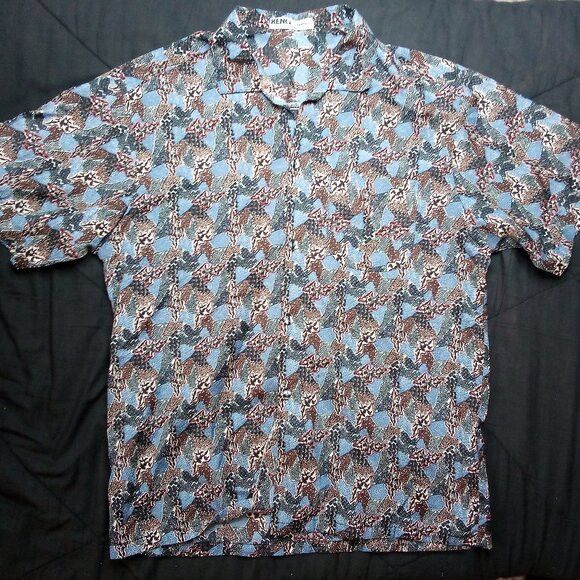 Vintage Vintage Keng Arporn Boutique Abstract Hawaiian Shirt Size US M / EU 48-50 / 2 - 2 Thumbnail