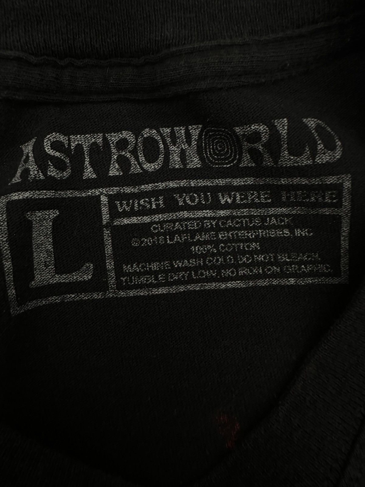 Travis Scott Travis Scott Black Astroworld Wish You Were Here Tee Large Size US L / EU 52-54 / 3 - 4 Thumbnail