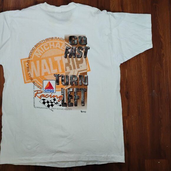 Other Vintage 90s Michael Waltrip Citgo Racing T-Shirt Size US XL / EU 56 / 4 - 8 Thumbnail