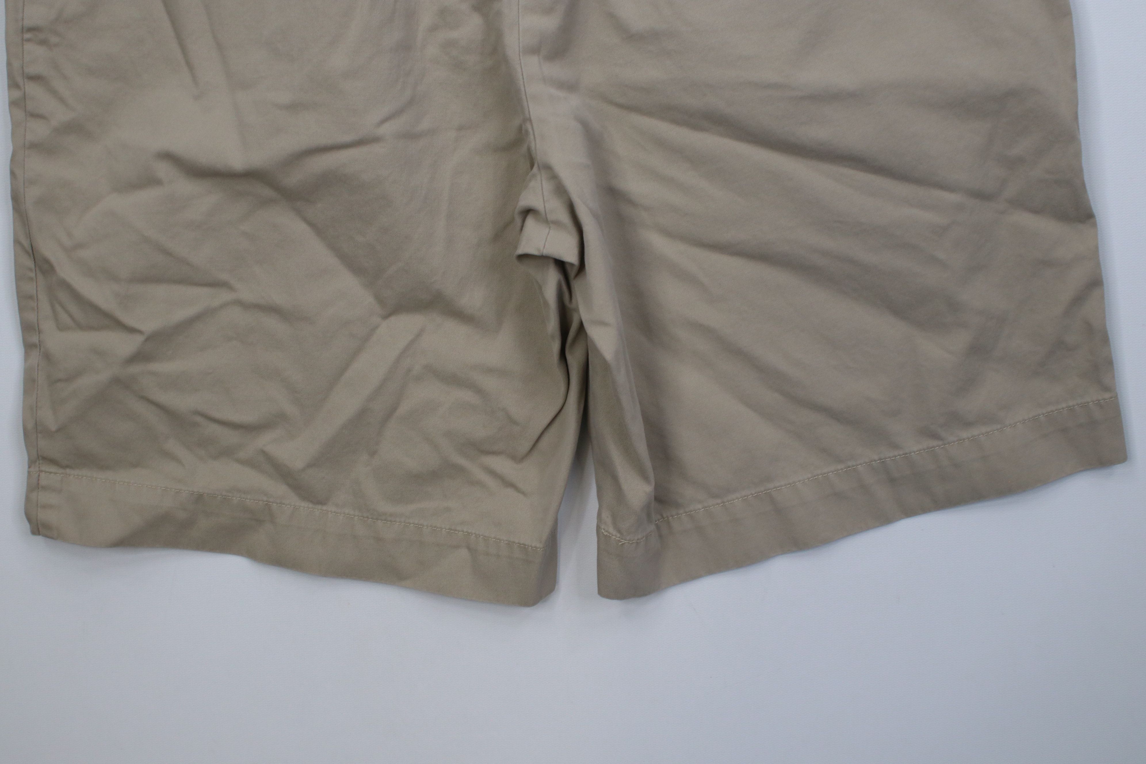 Polo Ralph Lauren Vintage 90s Ralph Lauren Chino Golf Shorts Cotton Khaki Size US 32 / EU 48 - 11 Thumbnail