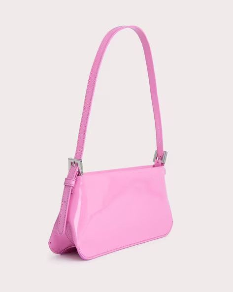 By Far o1mle0824 Size :OS/Dulce Patent Leather Shoulder Bag in Pink Size ONE SIZE - 1 Thumbnail