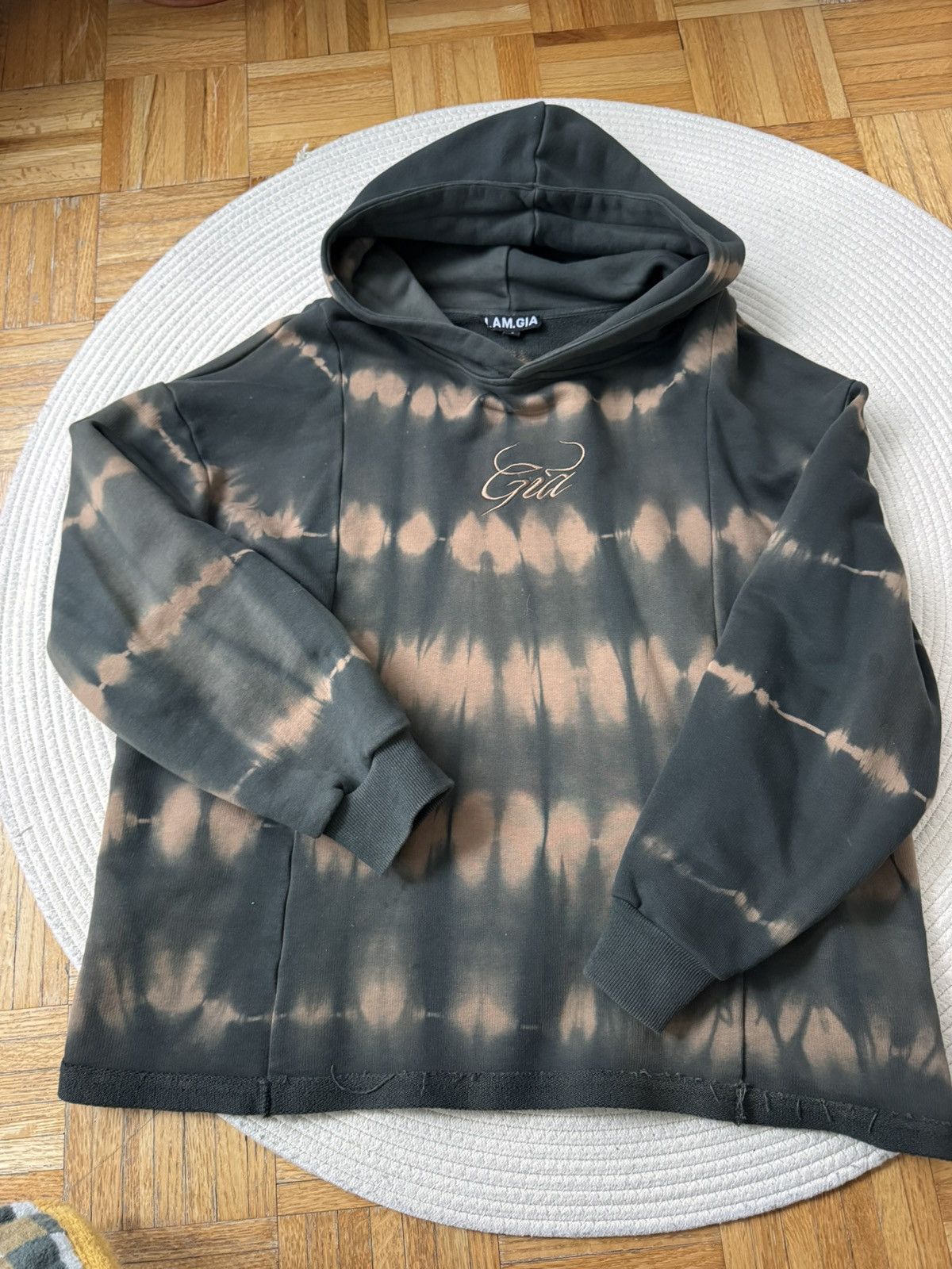I.AM.GIA I.AM.GIA Brown Tie-Dye Tatiana Oversized Hoodie size S Size S / US 4 / IT 40 - 2 Thumbnail