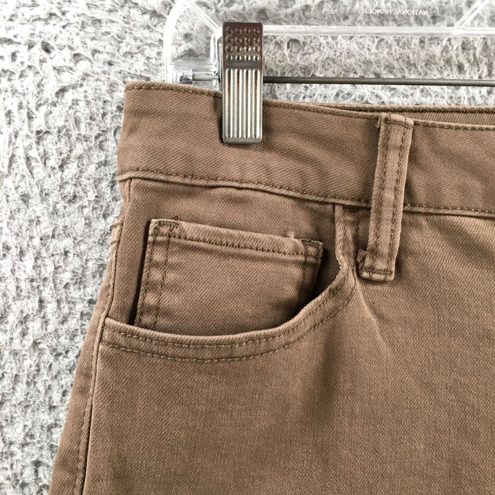Vintage M Jeans by Maurices Slim Straight Ankle Jeans Womens 10 Long Brown Mid Rise NEW Size 32" / US 10 / IT 46 - 3 Thumbnail