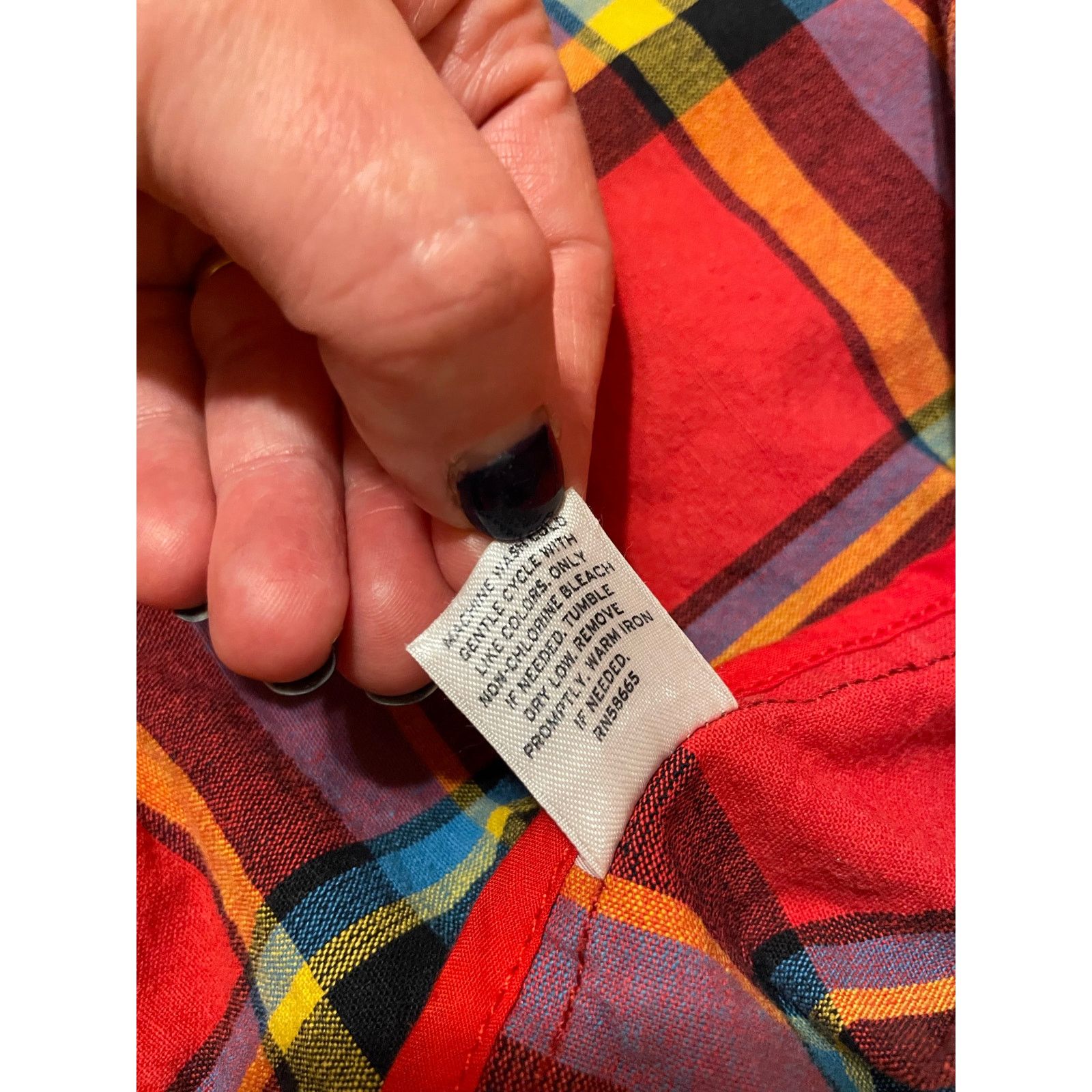 Other Caslon Multicolor Red Plaid Button Up Jacket Coat 20W Size 3XL / US 20-22 - 8 Thumbnail